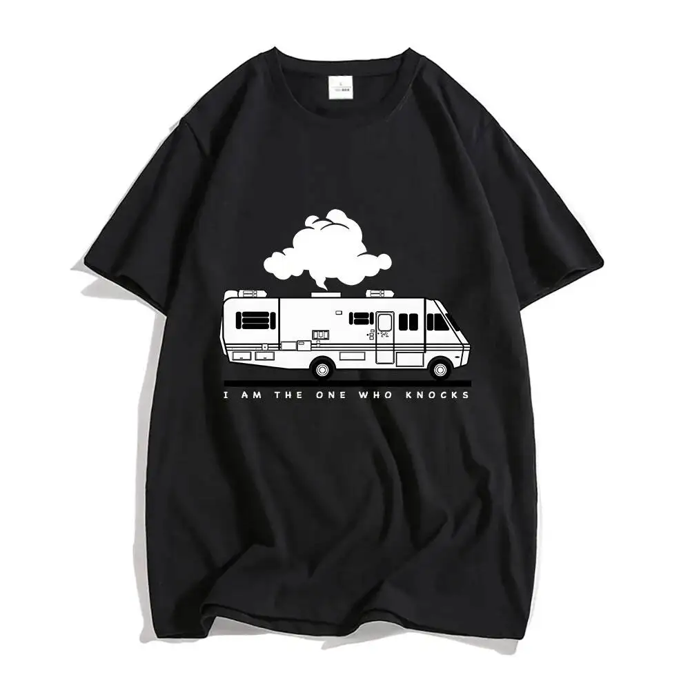 

Reaking Bad Heisenberg Bus I Am The One Who Knocks Tshirts Men/Women Fashion T-Shirts 100% Cotton T Shirts High Street Clothing