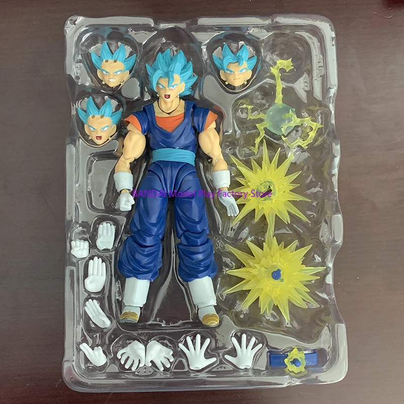 SHF Dragon Ball Super Saiyan Vegito Action Figure God Anime DragonBall Gokou Beeldje Speelgoed Kerstcadeau Collectie