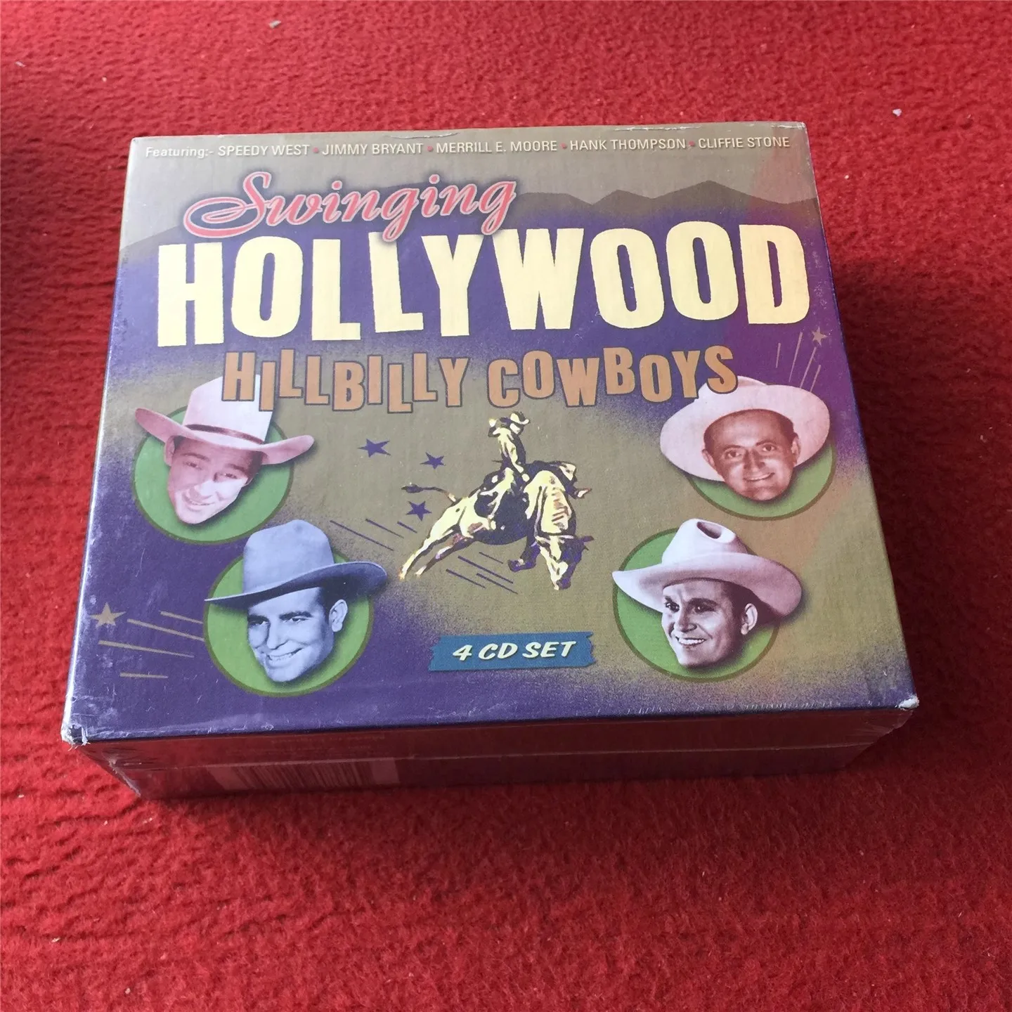 

Folk Arkie Shibley Betsy Gay Music CD Swinging Hollywood Hillbilly Cowboys Album 4pcs Music Record Cosplay Soundtracks Box Gifts