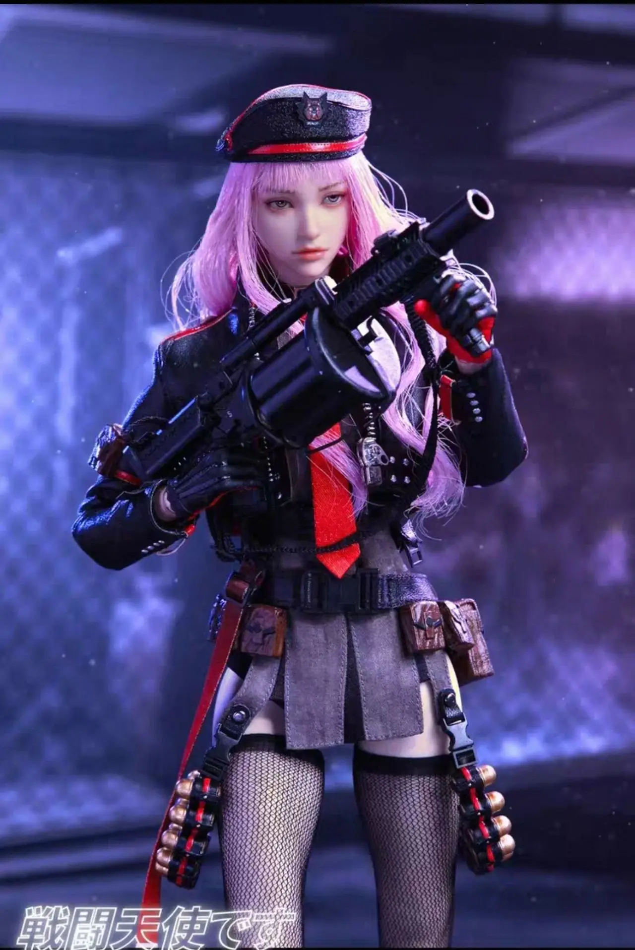 

In Stock POPTOYS BG-001 1/6 Scale Female Soldier Battle Angel Black Fire Mirabelle Rose Movaball Eyes 12” Full Set Action Figure