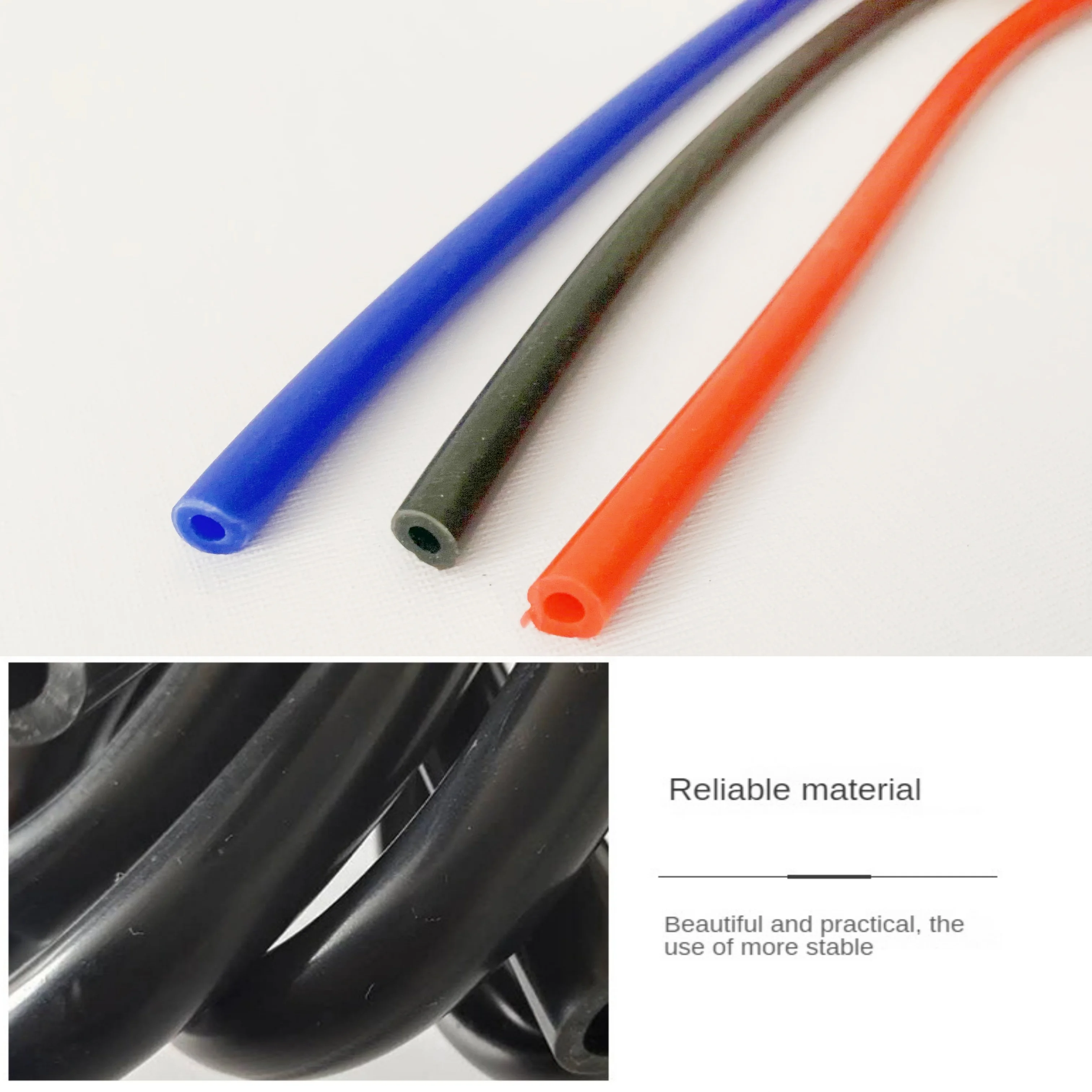 

Universal Auto Modification Vacuum Silicone Hose High-temperature Resistant Exhaust Pipe Pressure Relief Valve Blue Black Red