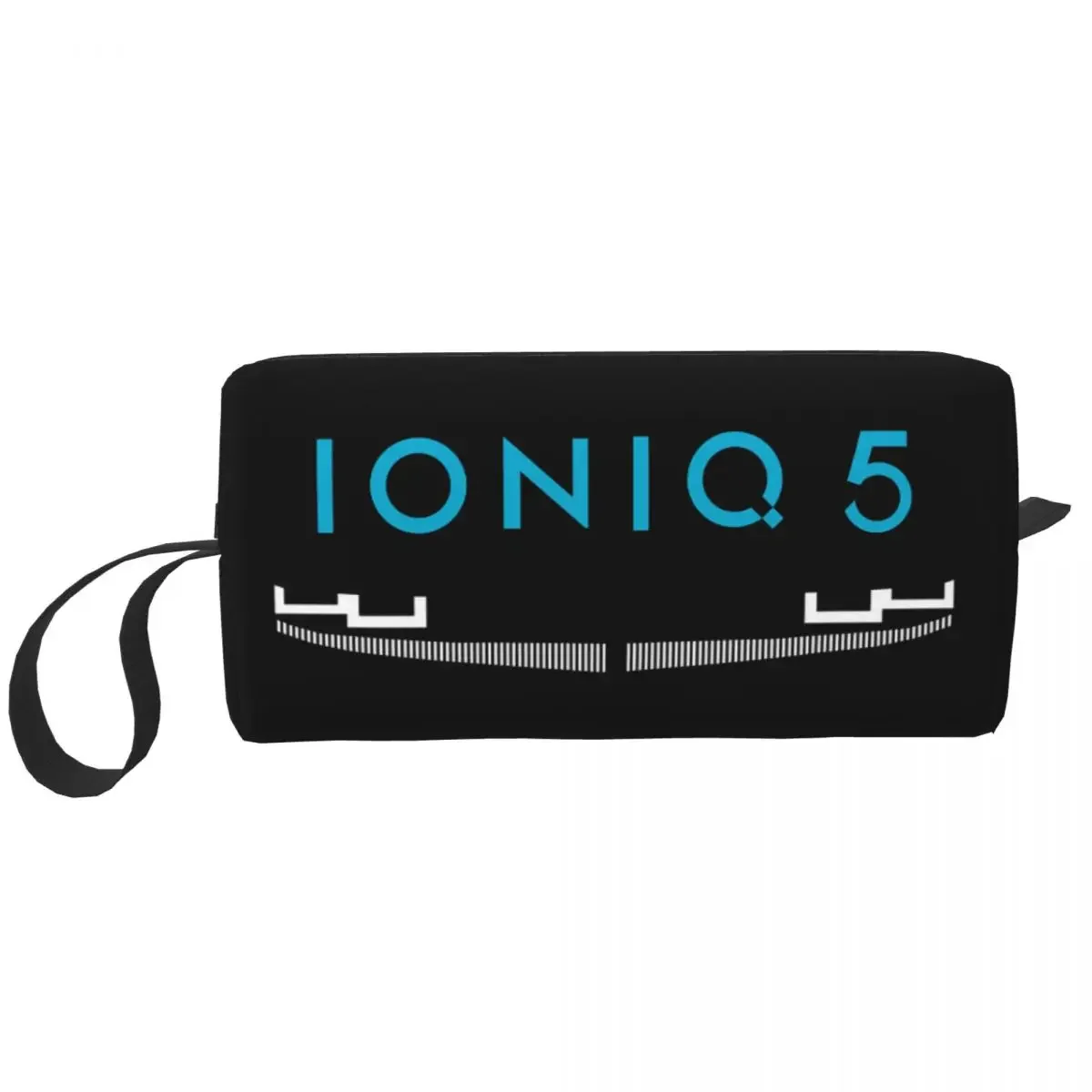 Ioniq 5 Iconic Front Grill And Logo In Blue Pencil Cases Big Capacity Pen Bags Pen Box Pencil Pouch For Boys Girls Makeup Bag