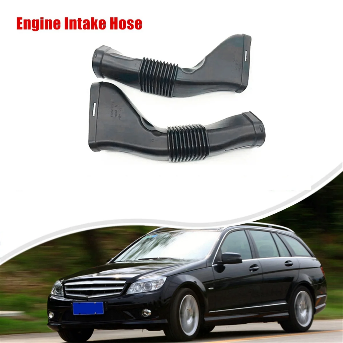 Durable Car Engine Intake Hose for Mercedes-Benz W204 W212 C63 E63 AMG 08-14 - Image 6