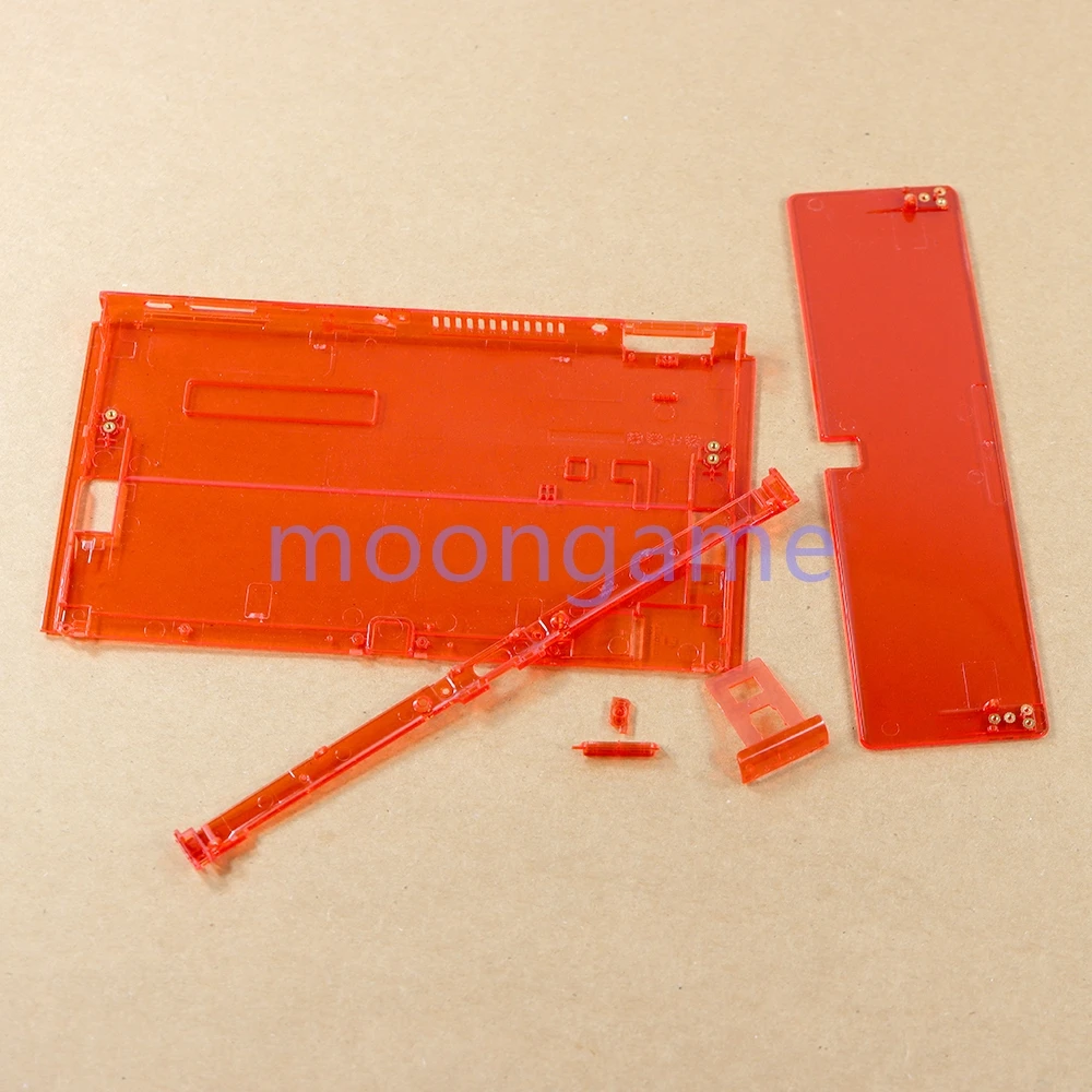 1 مجموعة شفافة المضيف شل غطاء القضية للتبديل OLED ل NS OLED المضيف شل استبدال أجزاء #6