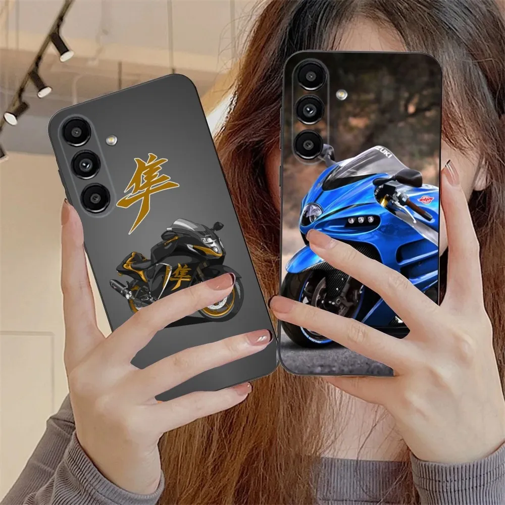 S-Suzuki Hayabusa GSX 1300 R car Phone Case For Samsung S24,S21,S22,S23,S30,Ultra,S20,Plus,Fe,Lite,Note,10,9,5G Black Soft Cover