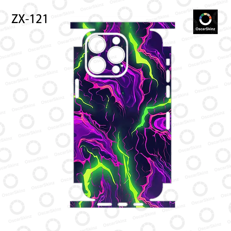 OscarSkinZ Wrap For iPhone 16 Pro Max Sticker 15 14 Plus Back Film 13 12 Mini Protective Decal Side Frame Back Protector - Image 6