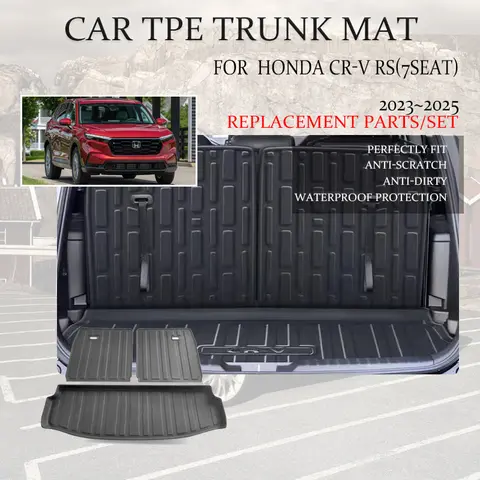 Dla Honda CR-V CRV CR V RS MK6 2023 2024 2025 7seat bagażnik samochodowy maty wodoodporne dywanik samochodowy TPE osłona na Pad akcesoria samochodowe