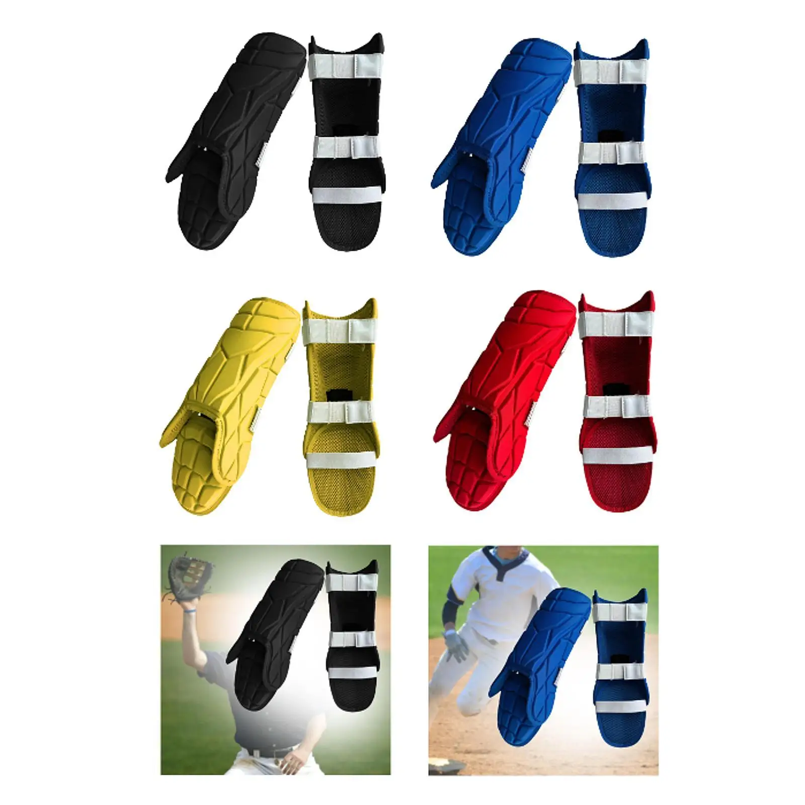 

Baseball Leg Guards for Adults Gear Lightweight Protective Shin Protection