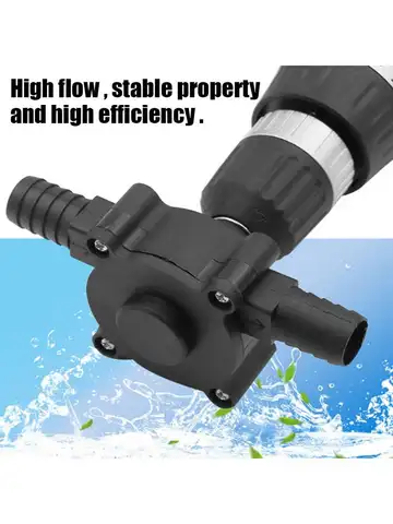 Mini Hand Self-priming Liquid Transfer Pumps Electric Drill Pump Portable Diesel Oil Fluid Water Pump Home Garden Outdoor Tool