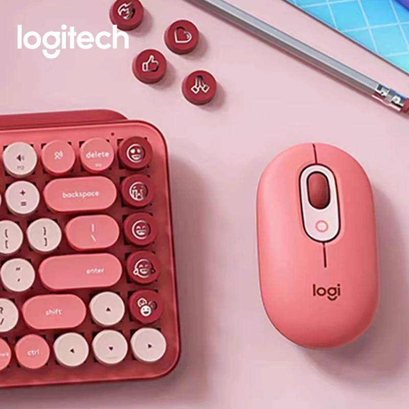 

Logitech POP Bluetooth wireless mouse office home small cute mouse