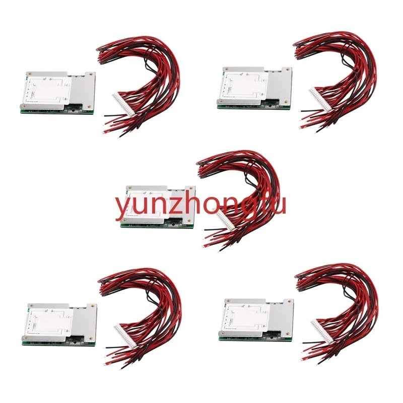 5X 16S 48V 30A Lifepo4 Battery Protection Board BMS PCB with Balance for E-Bike Escooter