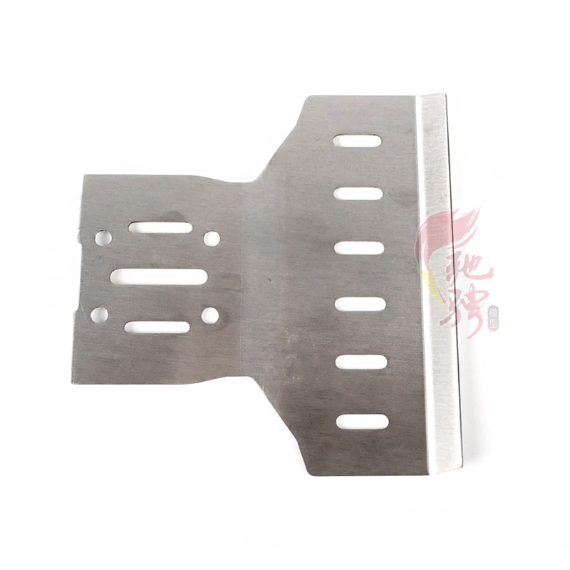 MJX 7303 1/7 رالي RC قطع غيار السيارات الأمامية والخلفية لوحة الحرس حماية سفلية درع معدني 7303 درع الهيكل