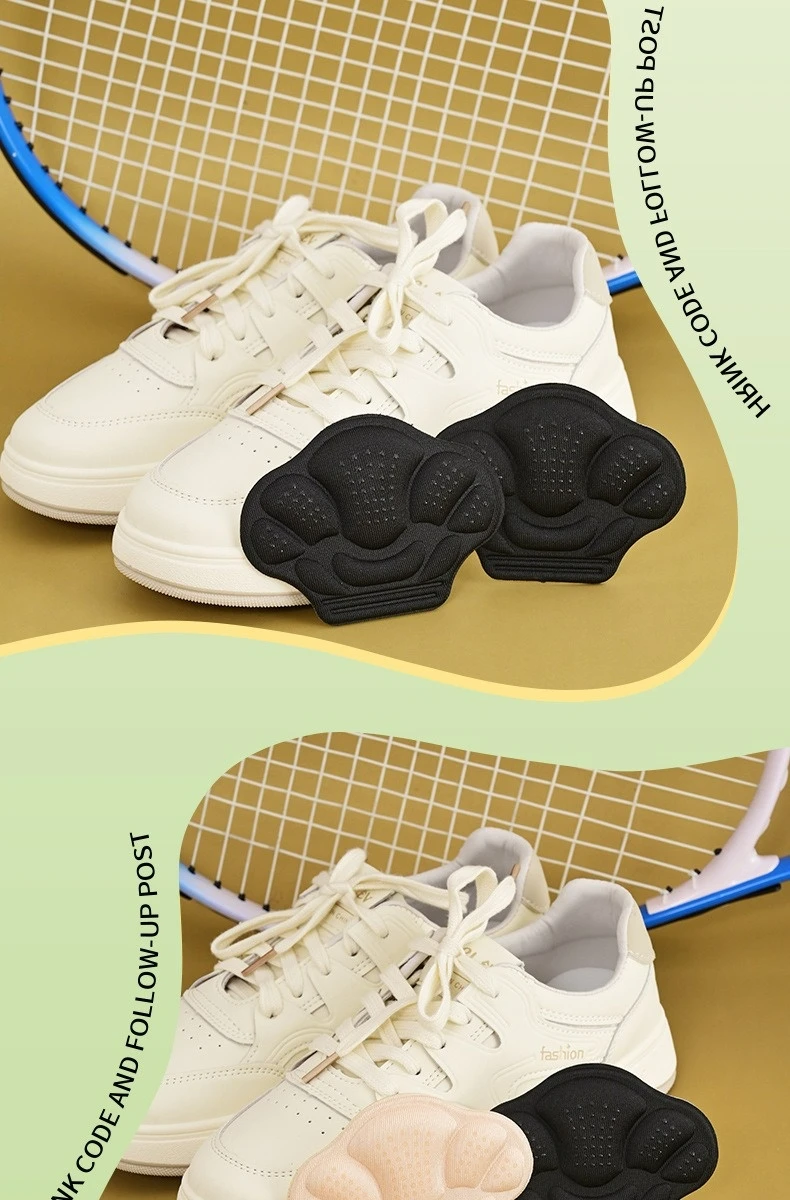 Fersengriffe für Schuhe mit losen Fersen, Fersenkissen, Anti-Blasen-Ferseneinlagen, Schuhgrößenverkleinerer, Ferseneinlagen für Sneaker und High Heels – Detail 13