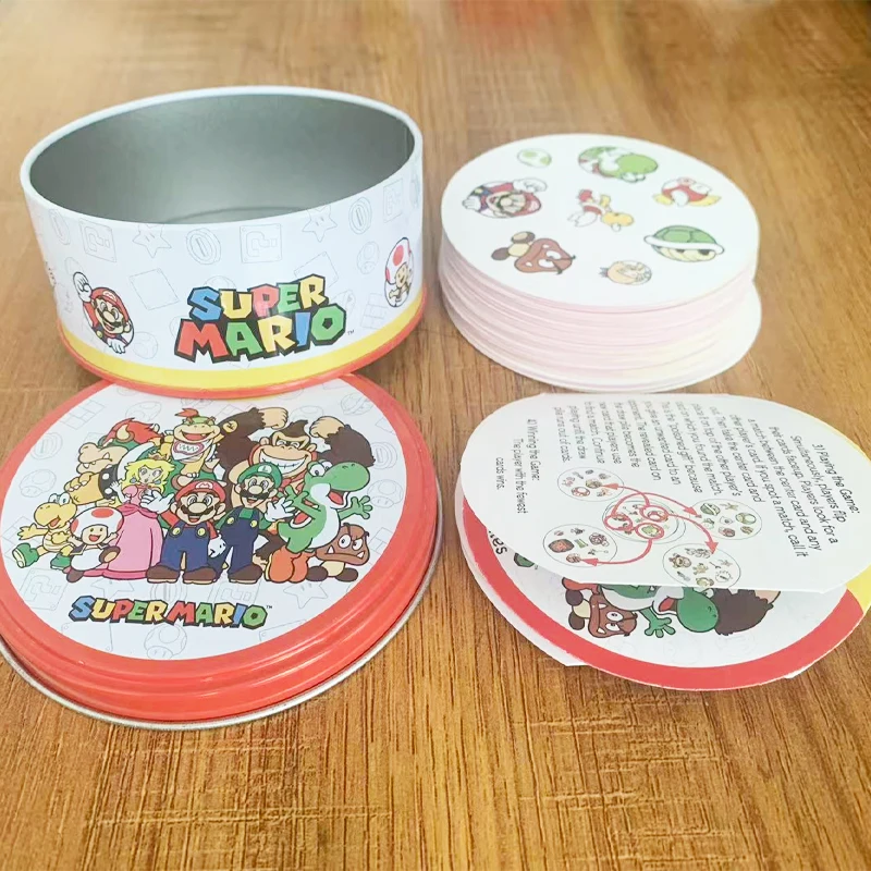 Bandai Card Board Games Super Mario Family Game for 2-8 Players Quick Observation and Speed Challenges Christmas Halloween Gifts - view 2