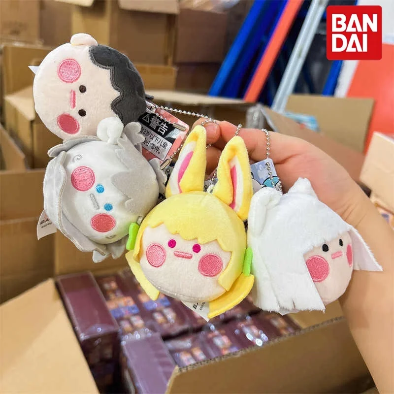

Bandai Hero Toy Fei Ren Zai Q Version Head Plush Pendant Keychain Bag Backpack Decoration For Anime Fans Animation Collectors