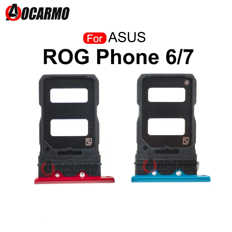 SIM Card Repair Part For ASUS ROG Phone 7 6 ROG7 ROG6 Sim Tray Socket Slot Holder Replacement Parts