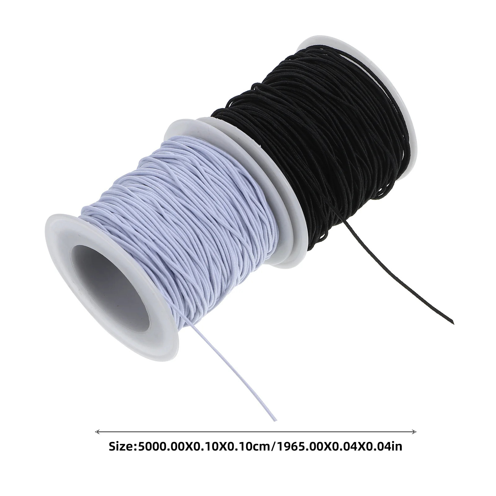 4 لفات من الحبل المرن للمجوهرات سوار ذاتي الصنع لصنع خيط قابل للتمدد مطرز بالخرز سلسلة قلادة خيط مجوهرات #6