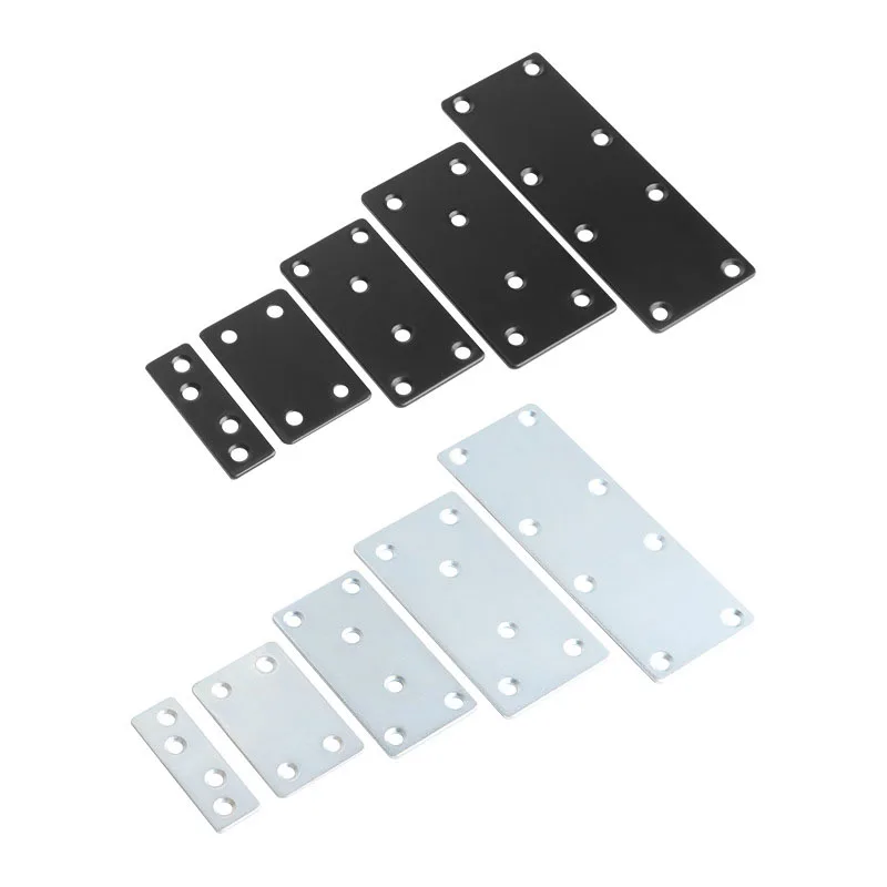 

1PCS Thickened Straight Piece Iron Corner Code Furniture Connector One Word Corner Code Iron Piece Flat Corner Code Fixing Piece