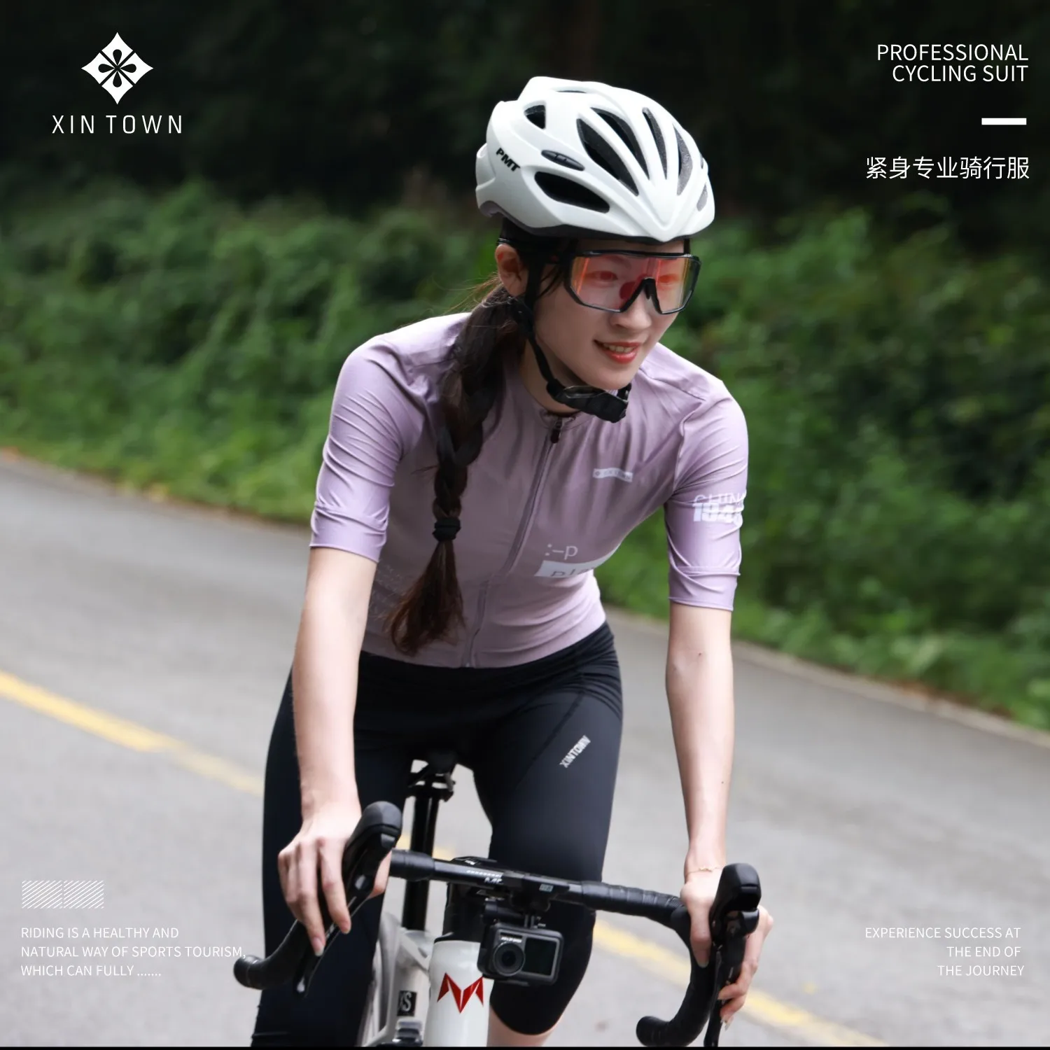 

XINTOWN велосипедная майка с короткими рукавами для мужчин и женщин, дышащая, быстросохнущая, влагоотводящая одежда для шоссейного велосипеда, летняя одежда