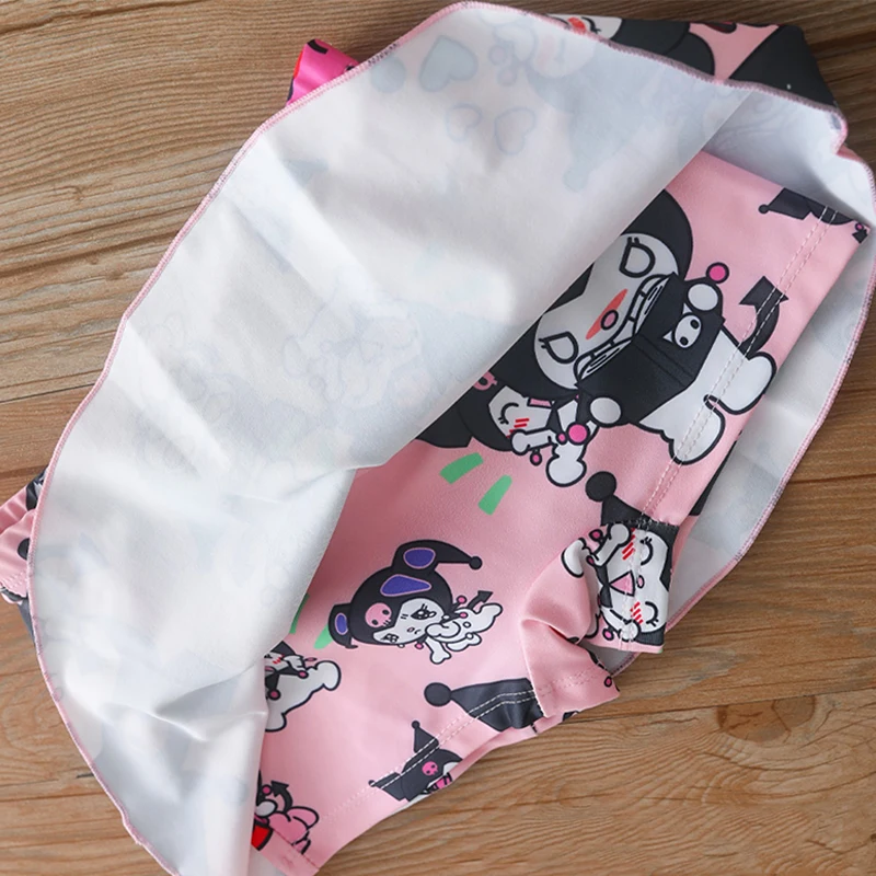 Sanrio Kawaii Kuromi Mädchen Bade bekleidung Cinna moroll Anime Cartoon süße Mode exquisite gut aussehende haut freundliche Split Badeanzüge