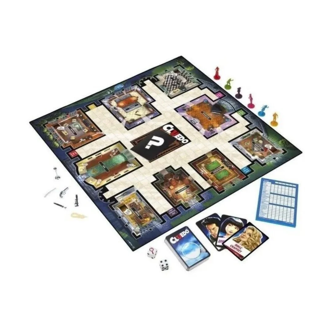 Cluedo board game, card game, holiday gift (small shade of color)