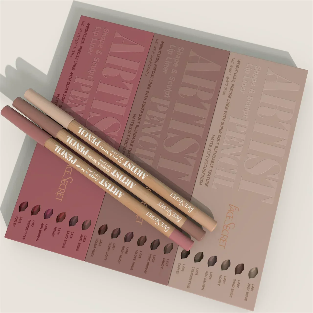 6 ชิ้น/เซ็ต Lip Liner ปากกา 6 สีกันน้ําและเหงื่อไม่ง่ายที่จะจางหาย Non-stick Cup ลิปสติกลิปสติกดินสอชุด