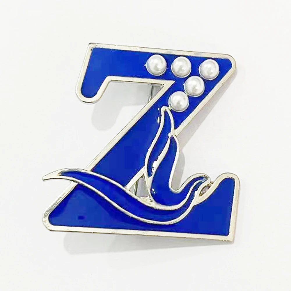 Zeta Phi Beta Z with Dove Sorority Lapel Pin