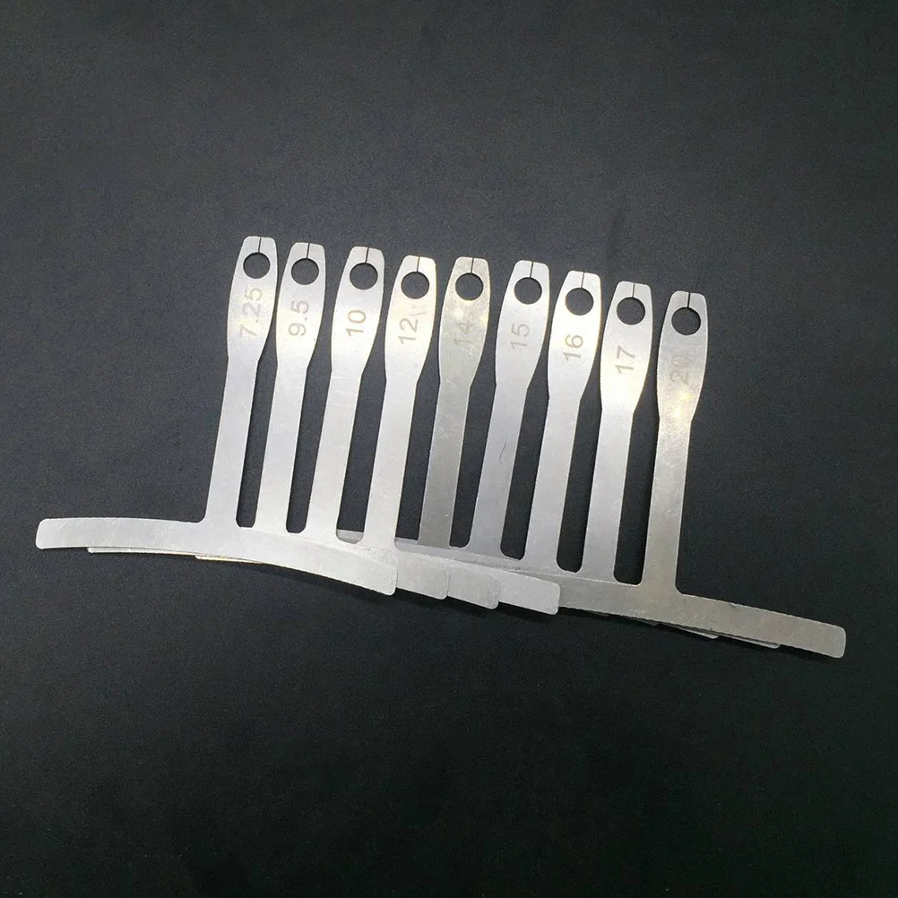 

9pcs Set Guitar Ruler For Fretboard Radius Measurement Luthier Tools Electric Acoustic Bass Guitar Caliper