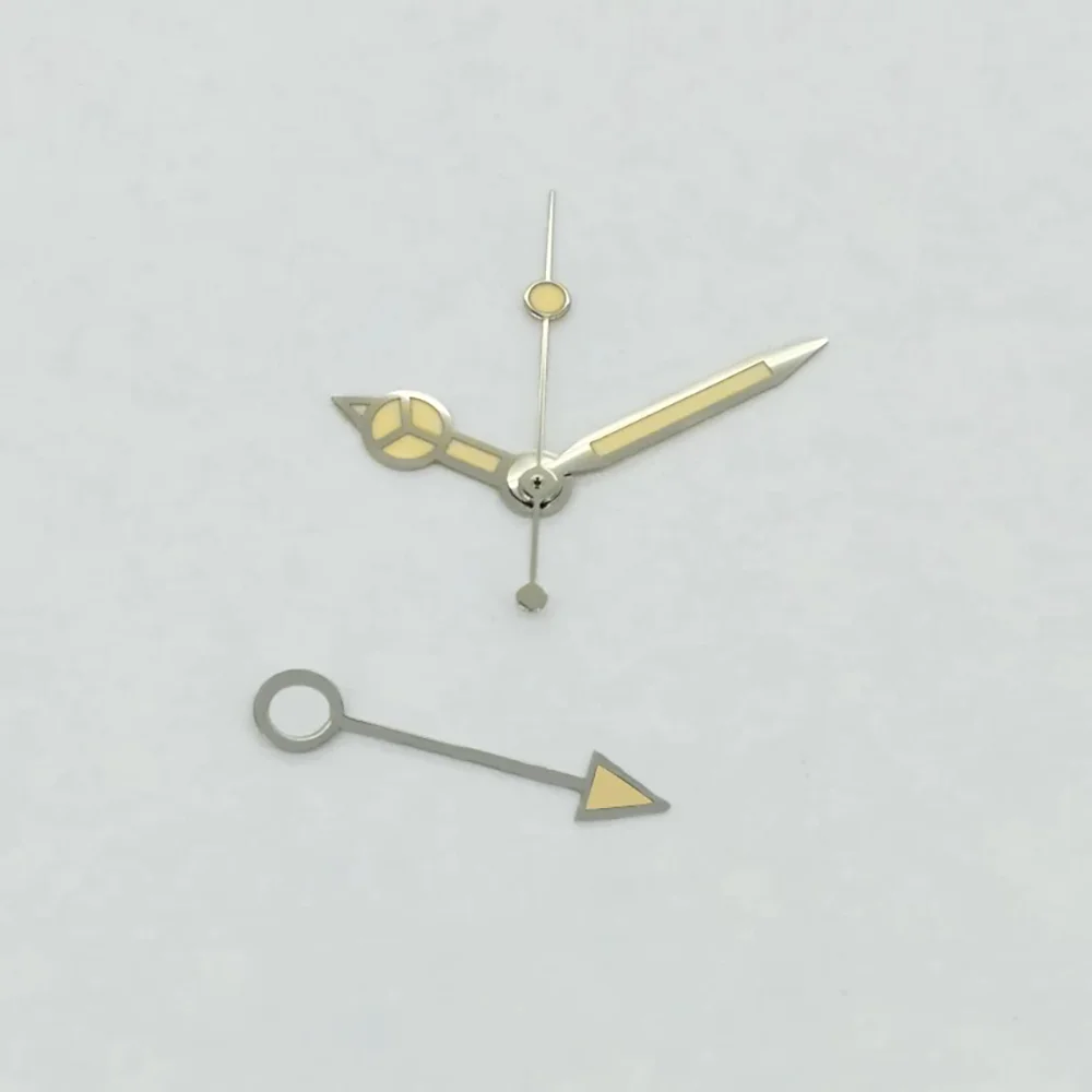 Accessori per orologi Ago GMT per ore, minuti e secondi adatto per movimento 3804 3 pin Un set con effetto luminoso