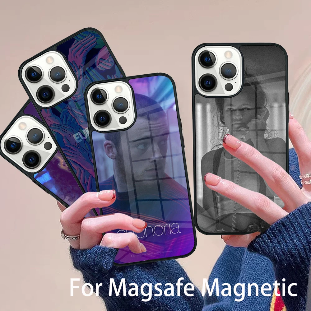 

Euphoria Season 2 Phone Case Magesafe Magnetic Wireless Charge Cover For IPhone 16 11 12 13 14 15 Pro Max Plus Mini