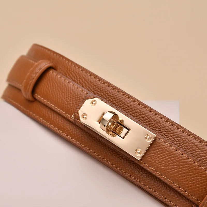 Nieuwe Dames Lederen Riem Gelegeerd Slot Decoratie Mode Korset Met Jas Rok Gordel Hoge Kwaliteit Lederen Brede Riem Designer Riem