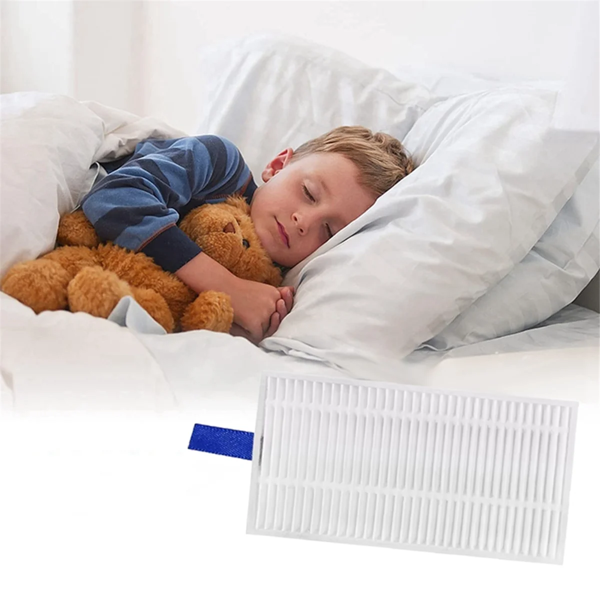 FZFZ 6 Buah Filter Pembersih untuk Penggantian Suku Cadang Pembersih Filter Aksesori Robot Penyapu E5 / C108