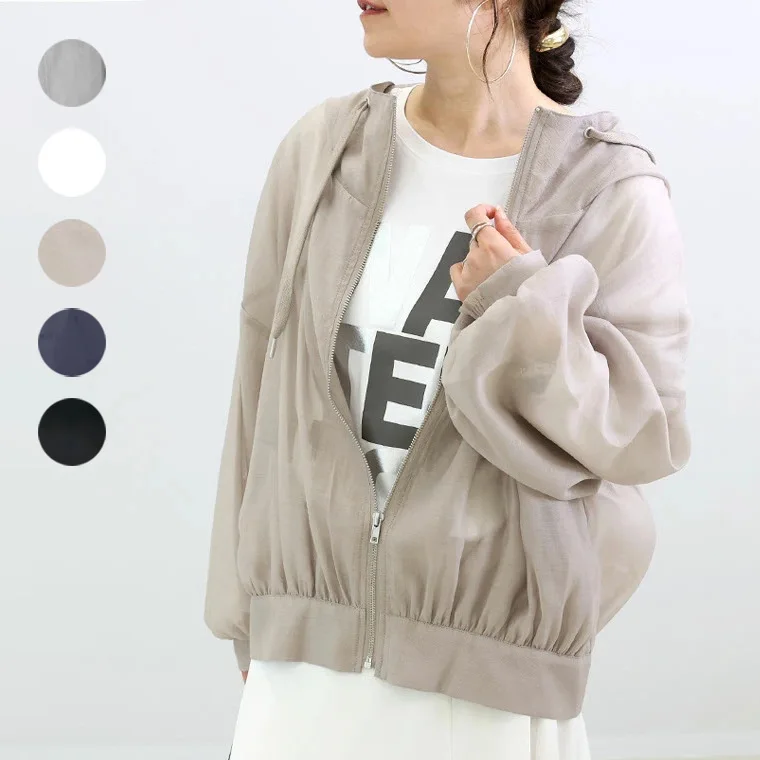 

Новая модная легкая солнцезащитная куртка с капюшоном для женщин, летнее дышащее пальто с защитой от ультрафиолета