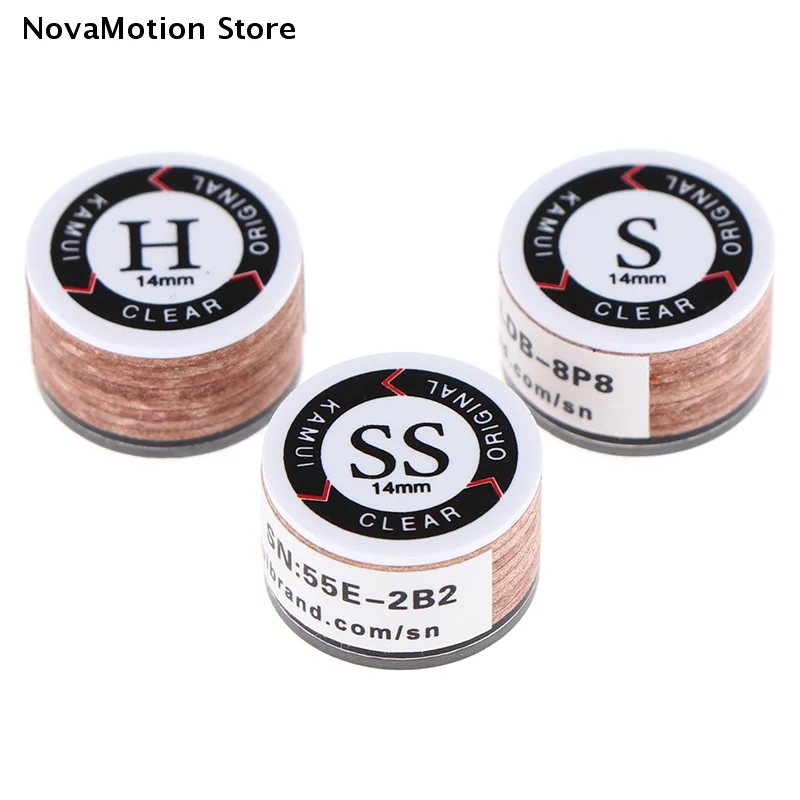 SS/S/M/H Snooker Tip Billiard Pool Cue Tips Billiard Cue Stick Tips 14mm Snooker Billiard Accessories
