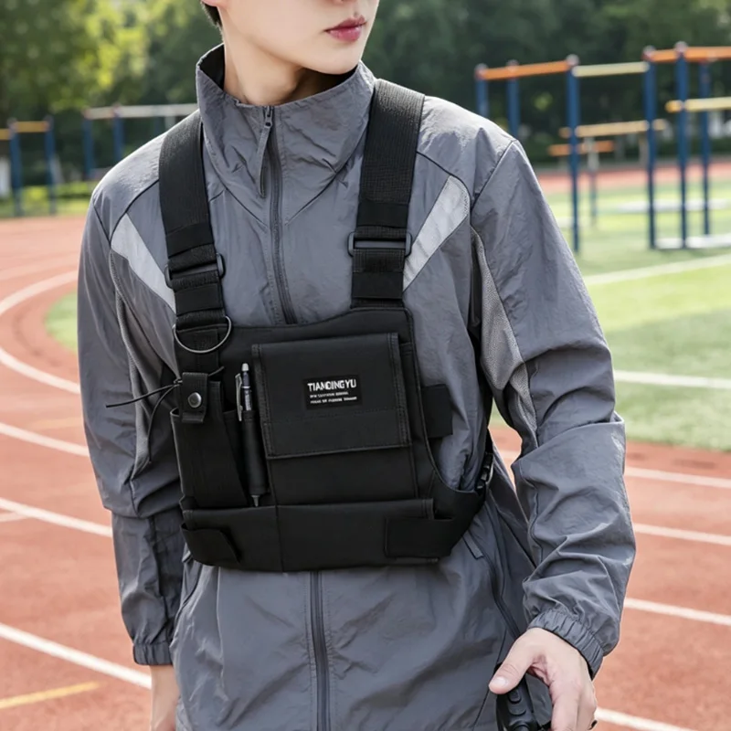 2026 New Chest bags unisex Function Chest Rig Bag Men Vest Backpack Walkie-talkie bag for running fishing cycling outdoor Sports