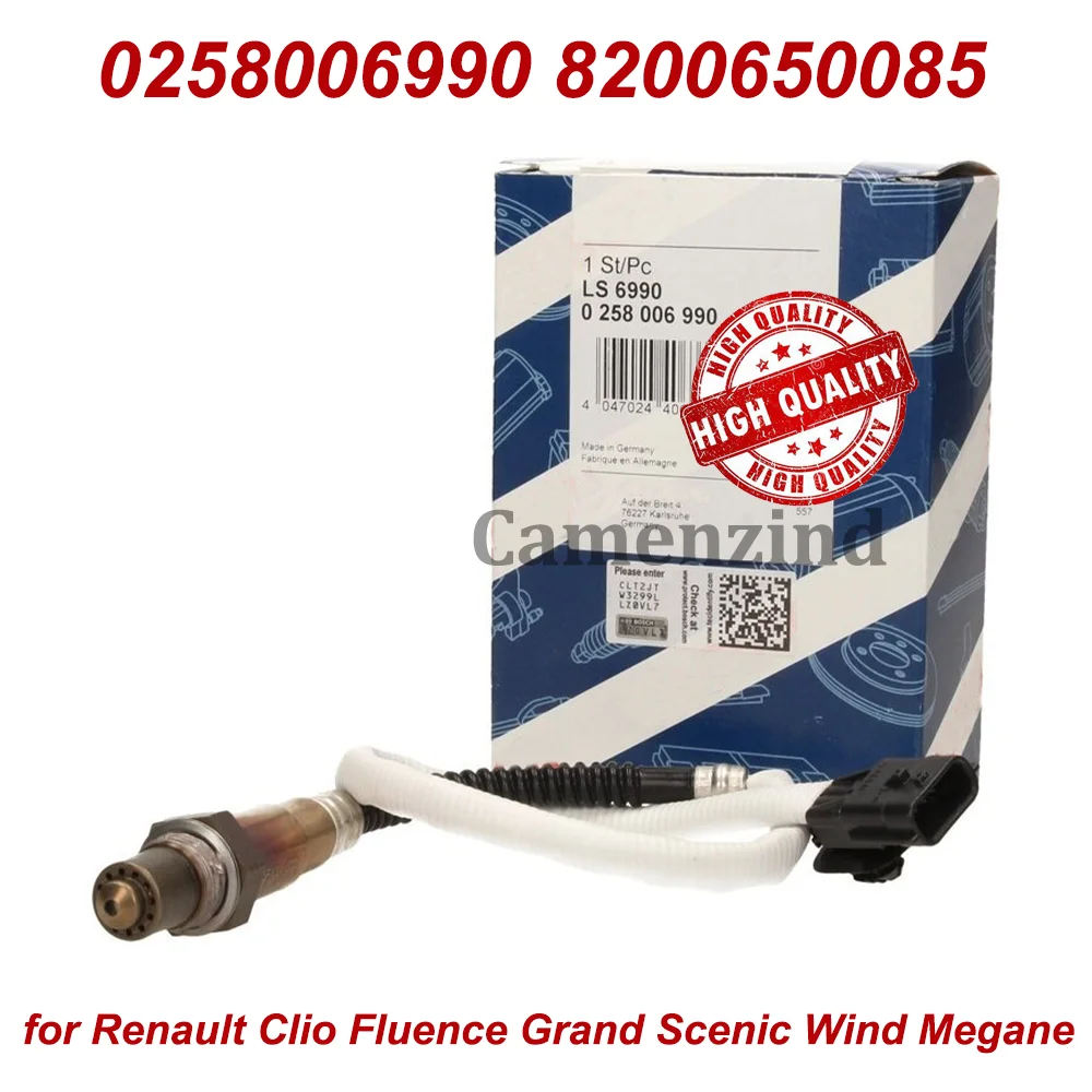 

OEM 0258006990 226A0-AZ70A 8200650085 896040046 OZA723-EE12 Датчик кислорода O2 для Renault Clio Fluence Grand Scenic Wind Megane