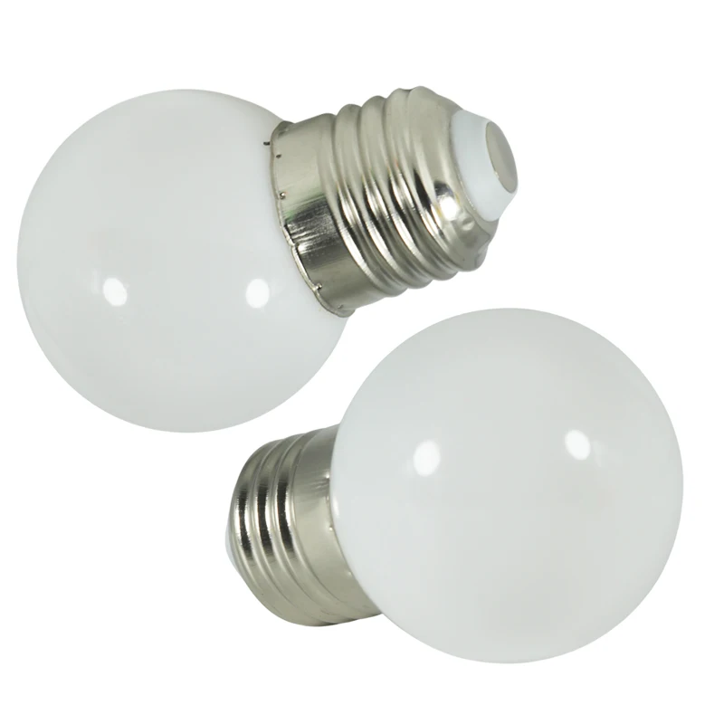 

E27 Mini Ampoule LED Bulb 1W Colorful Night Light G45 Decorative Lamp for Christmas Holiday 12V 24V Compatible with 110V 220V