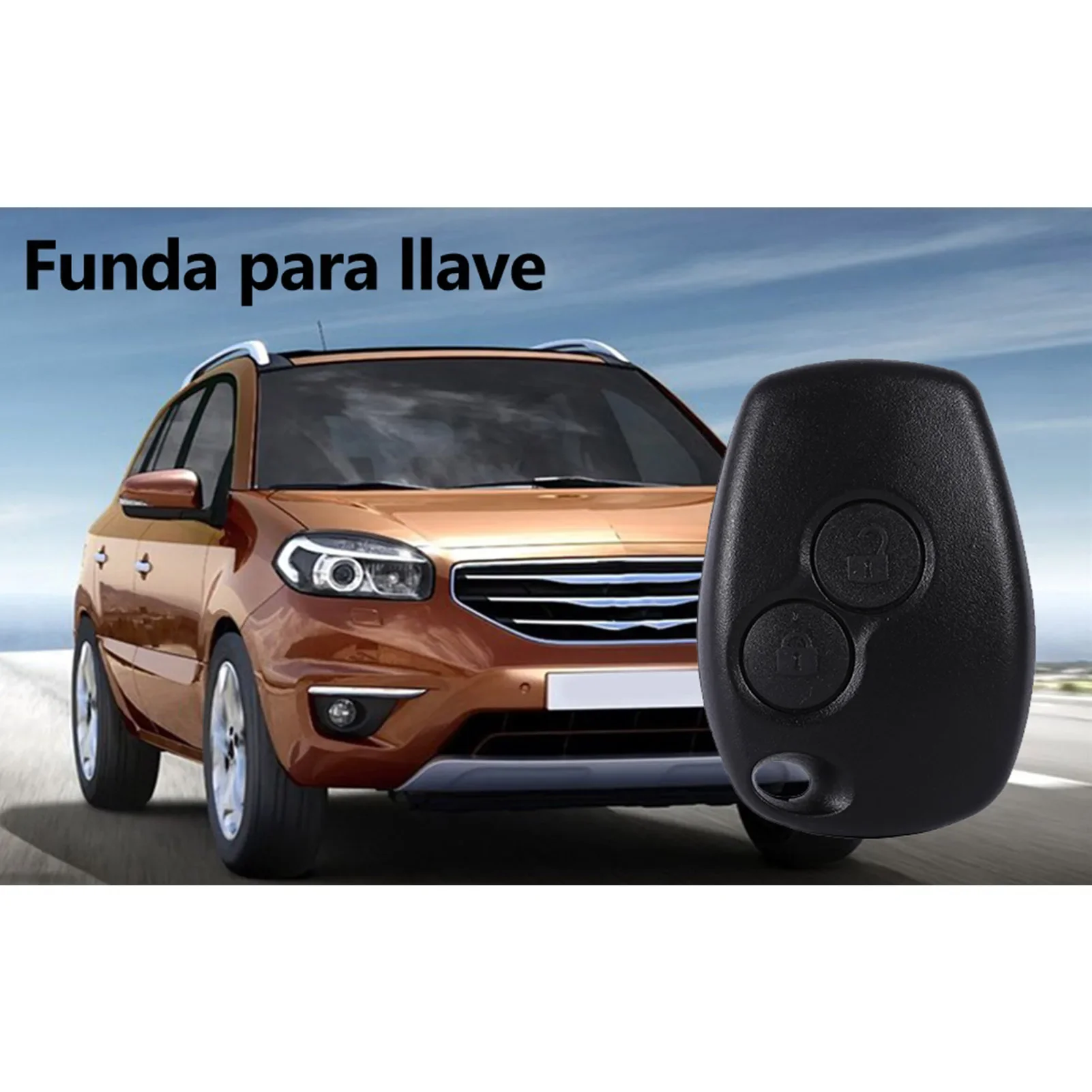Remote 2 Buttons Auto Car Key Fob Shell Cover Case For Kangoo Modus Master