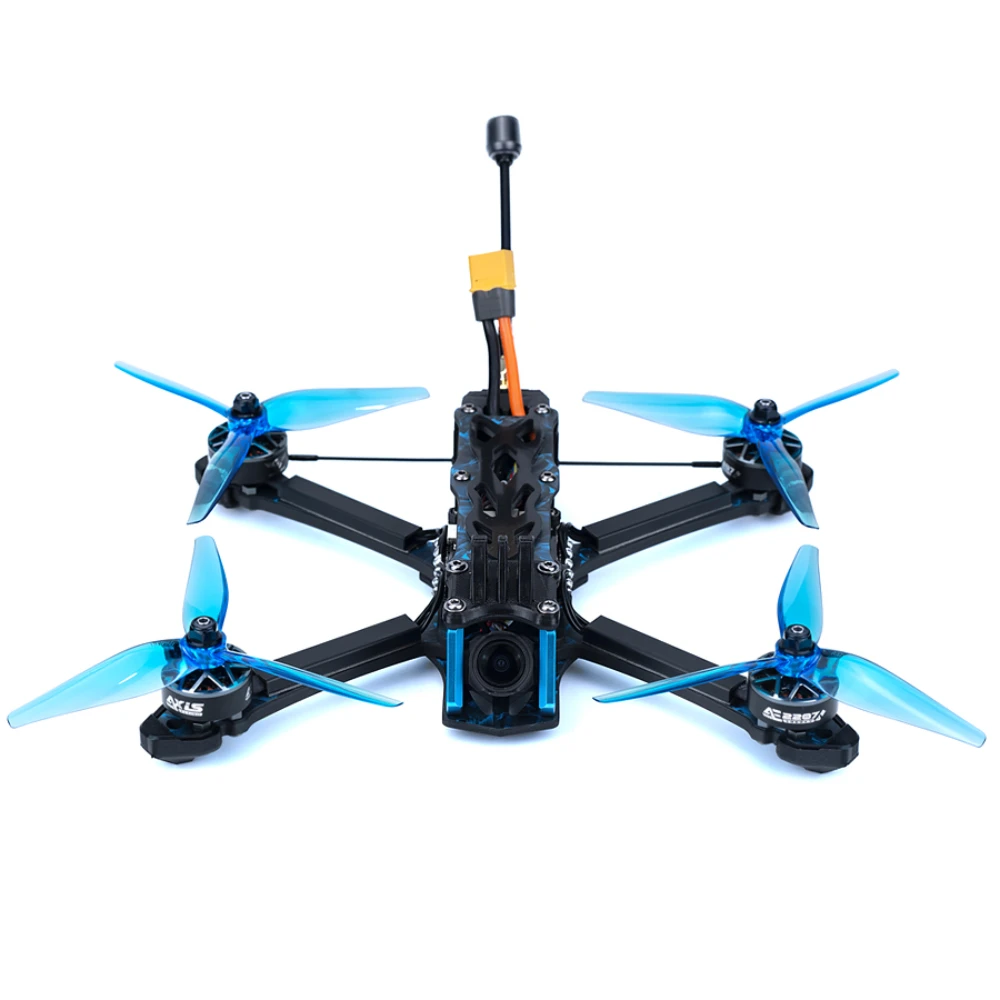 

Гоночный дрон Axisflying Manta 5 SE Suqeshed X Smurfs GPS FPV PNP BNF с аналоговым/повітряным блоком DJI O3 (опционально)