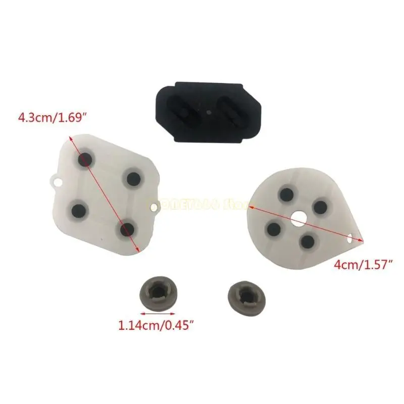 F62C 5pcs وحدة تحكم Gamepad موصل منصات مطاطية السيليكون لل SNES