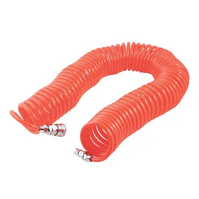 15M Length 8mm x 5mm Quick Connect Polyurethane Tube Air PU Hose Orange Red