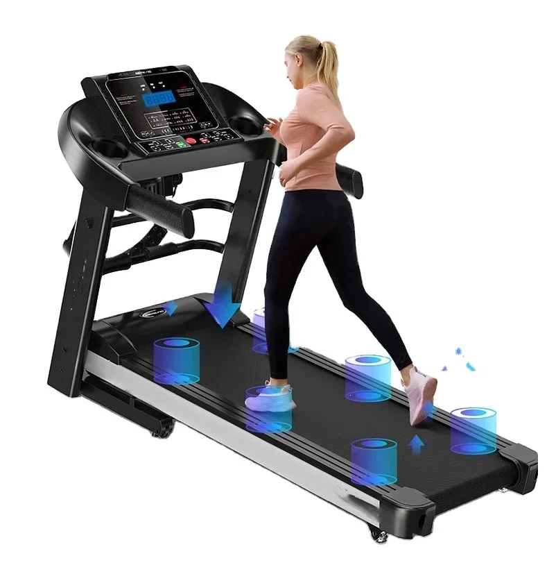 Fitness equipment folding treadmill manufacturer smart multi-function treadmill for home use silent foldable treadmill