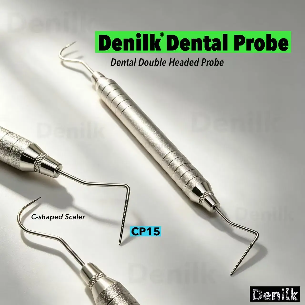 

1pc Dental Stainless Steel Periodontal Probe With Scaler Explorer Instrument Tool Endodontic Equipment Material Probe