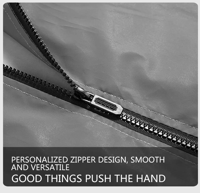 Night Reflective Jackets Men Double Fabric Waterproof Windbreaker Hooded Jacket Man Hip Hop Cycling Sports Zipper Coats Outwear