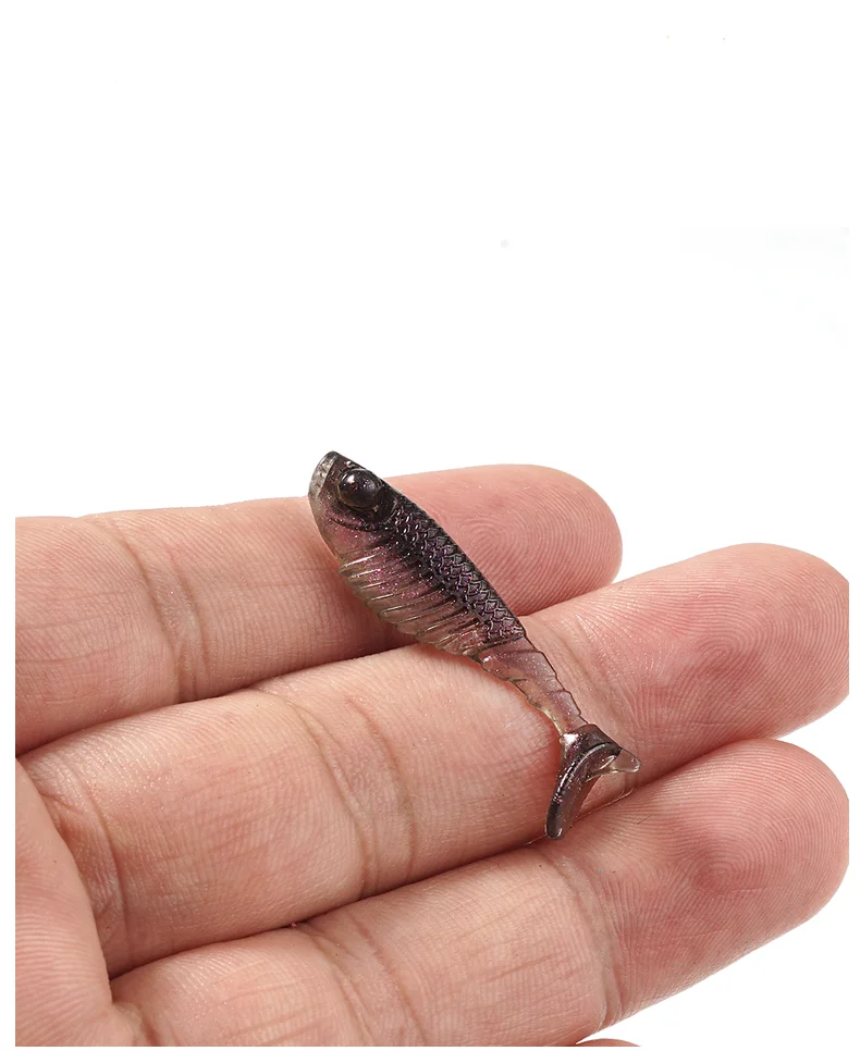 SUNMILE 20 stücke Angeln Weichen Köder Wurm Künstliche Köder 3,6 cm/0,8g Felsen Angeln Wobbler Leurre Souple Köder Barsch Forelle Bass Köder – Detail 7