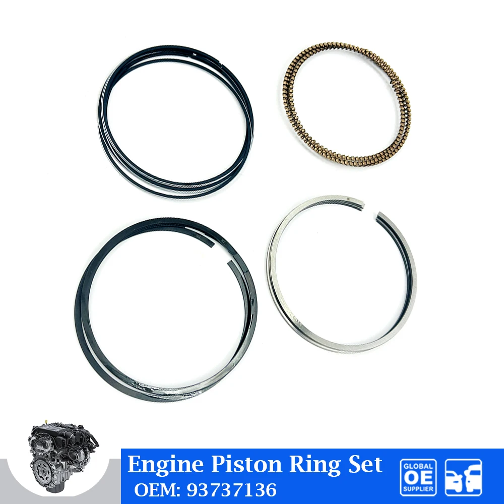

74.7mm Engine Piston Ring Kit For Chevrolet Sail 3 Sail3 Cruze 1.5 Auto Spare Parts Car Accessories 93737136 STD Ring Set Steel