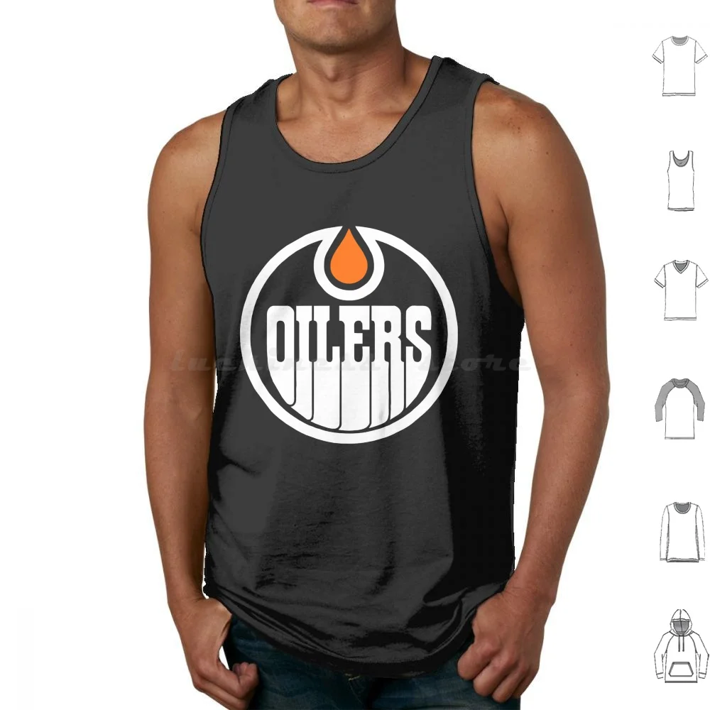 Oilers For Fans Tank Tops Print Cotton Oilers