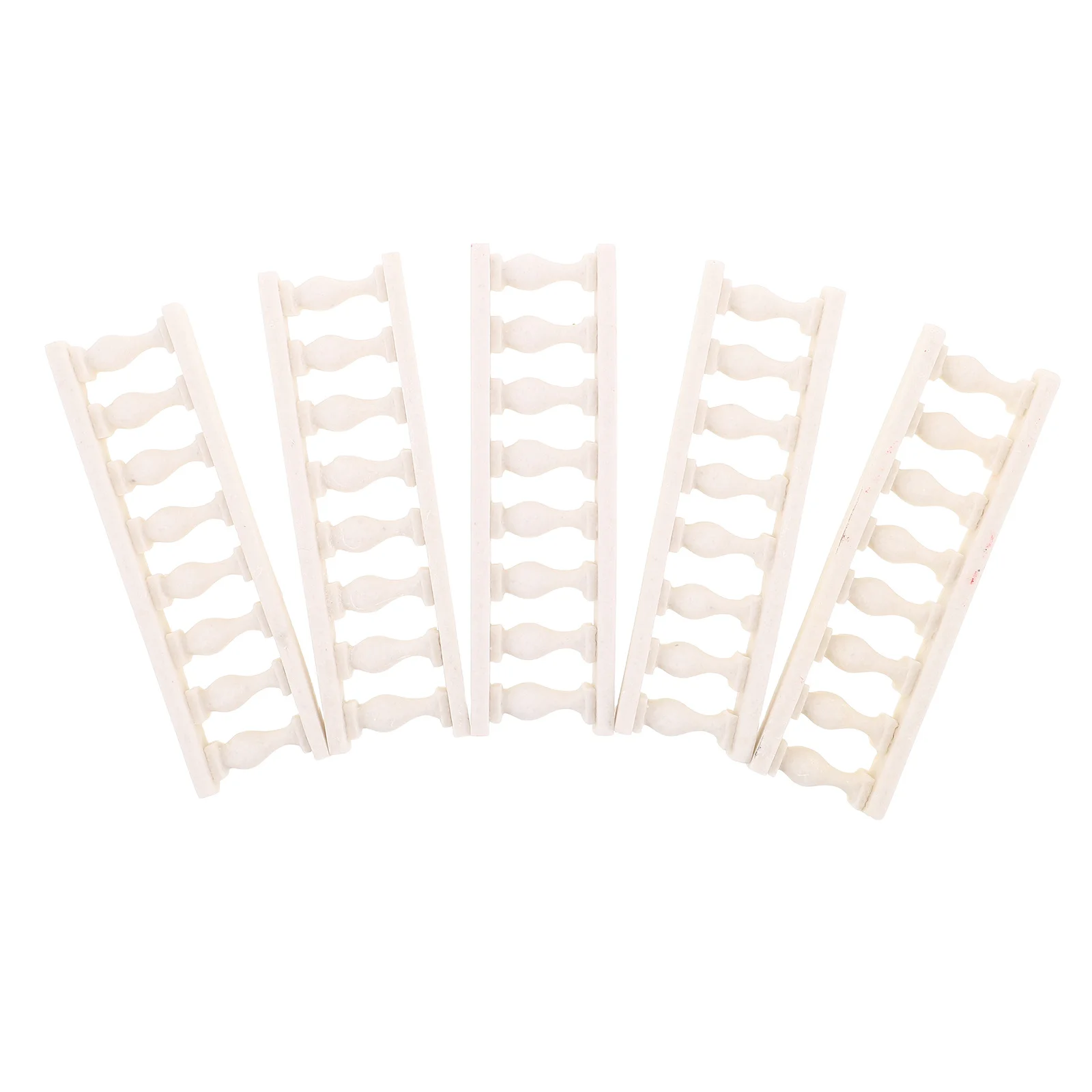 

5Pcs Miniature Fence Micro Landscape Decor - Realistic Small Garden Fence for Dollhouse Village Scene Layout Craft Accessories