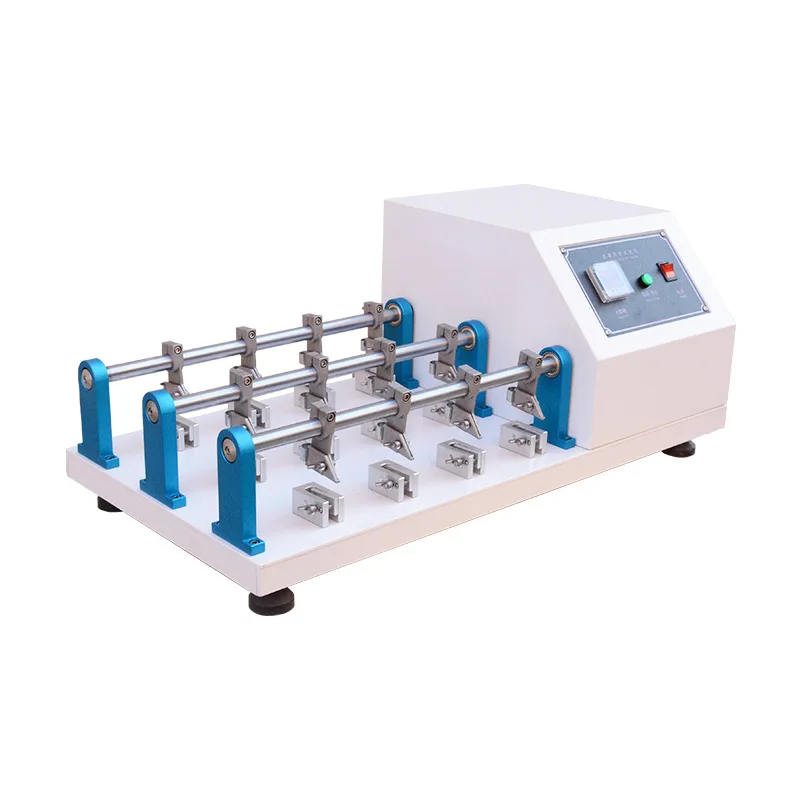 

Leather folding testing machine 6 sets of fabric and leather bending testing machine 12 sets of leather bending and flex testing