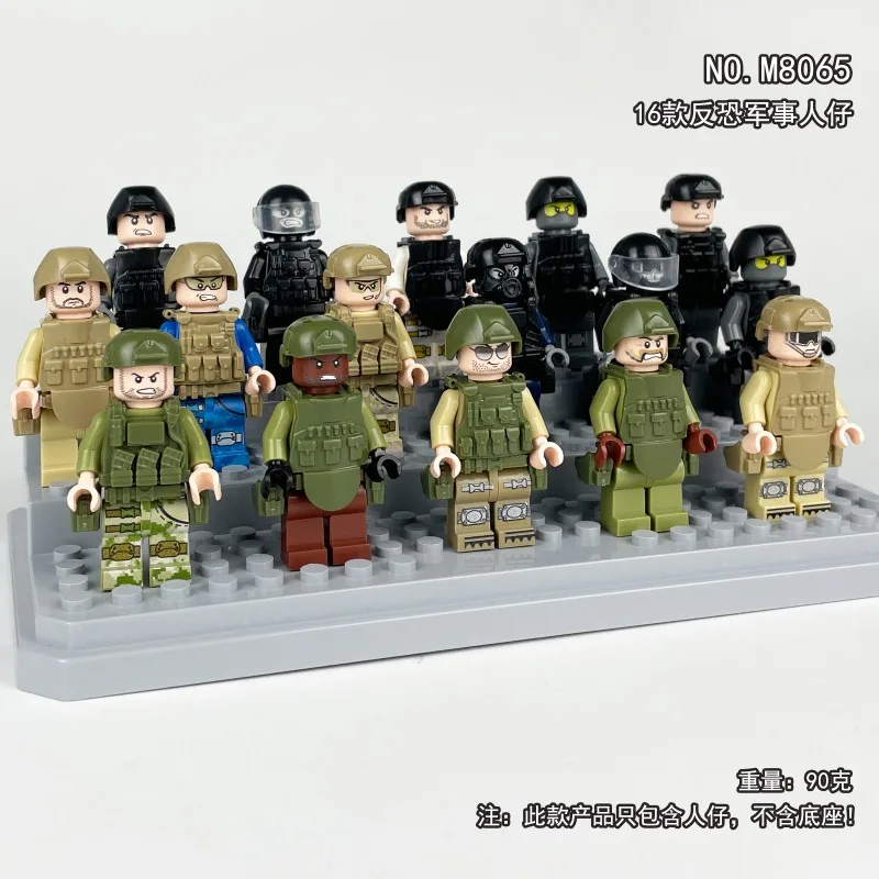 M8196 Mortars Children Assemble Small Particles Building Block Toys